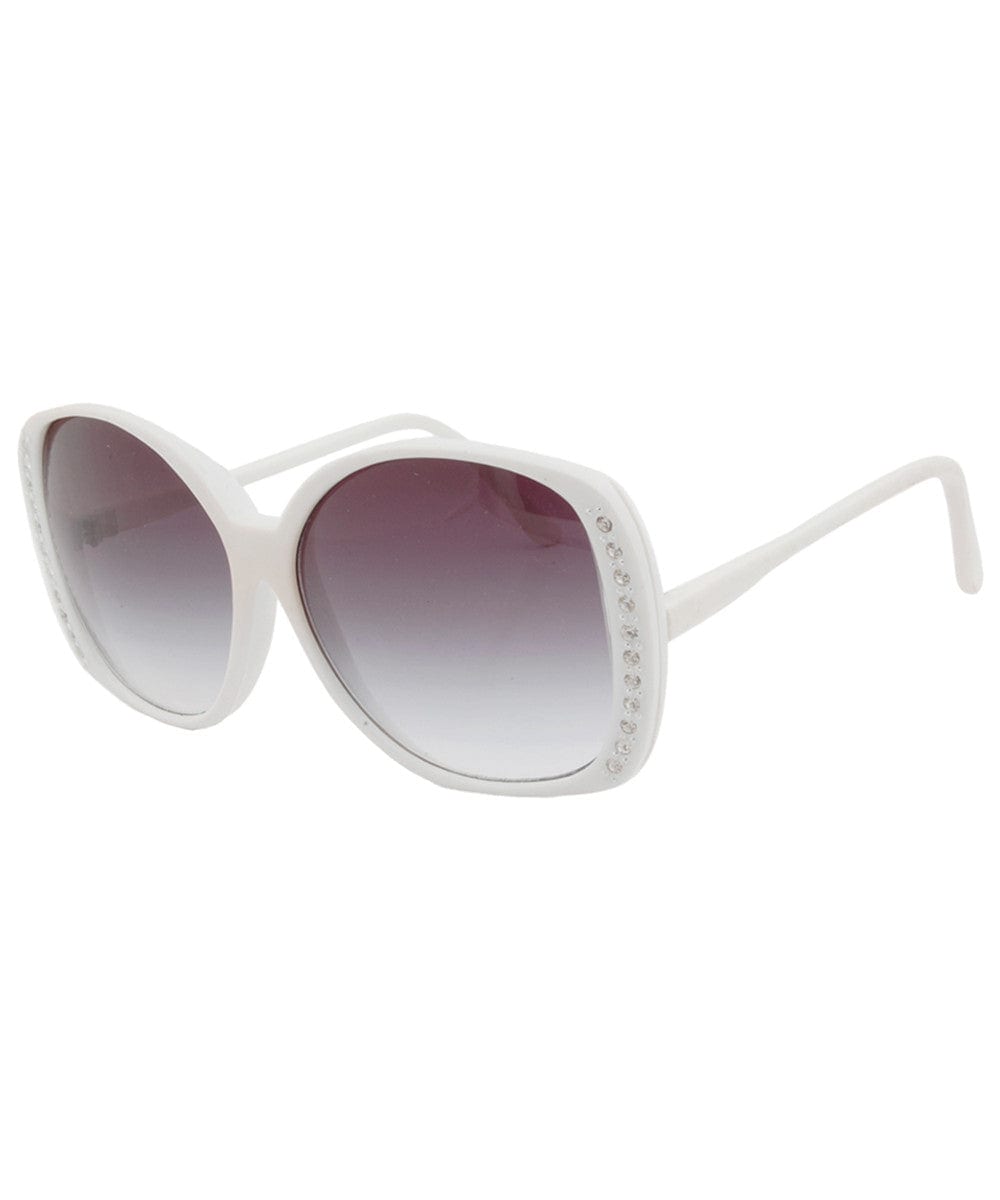 arlene white smoke sunglasses