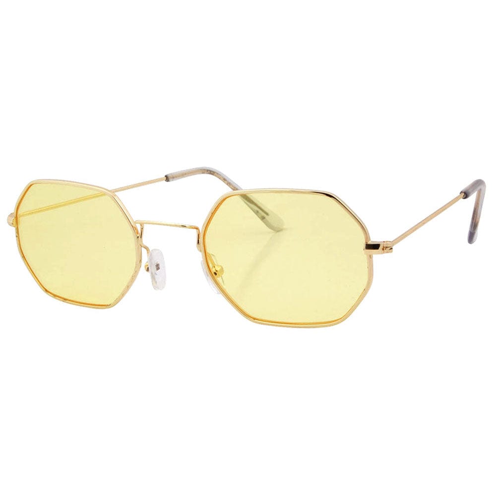 AUGUST Yellow/Gold Hippie Sunglasses