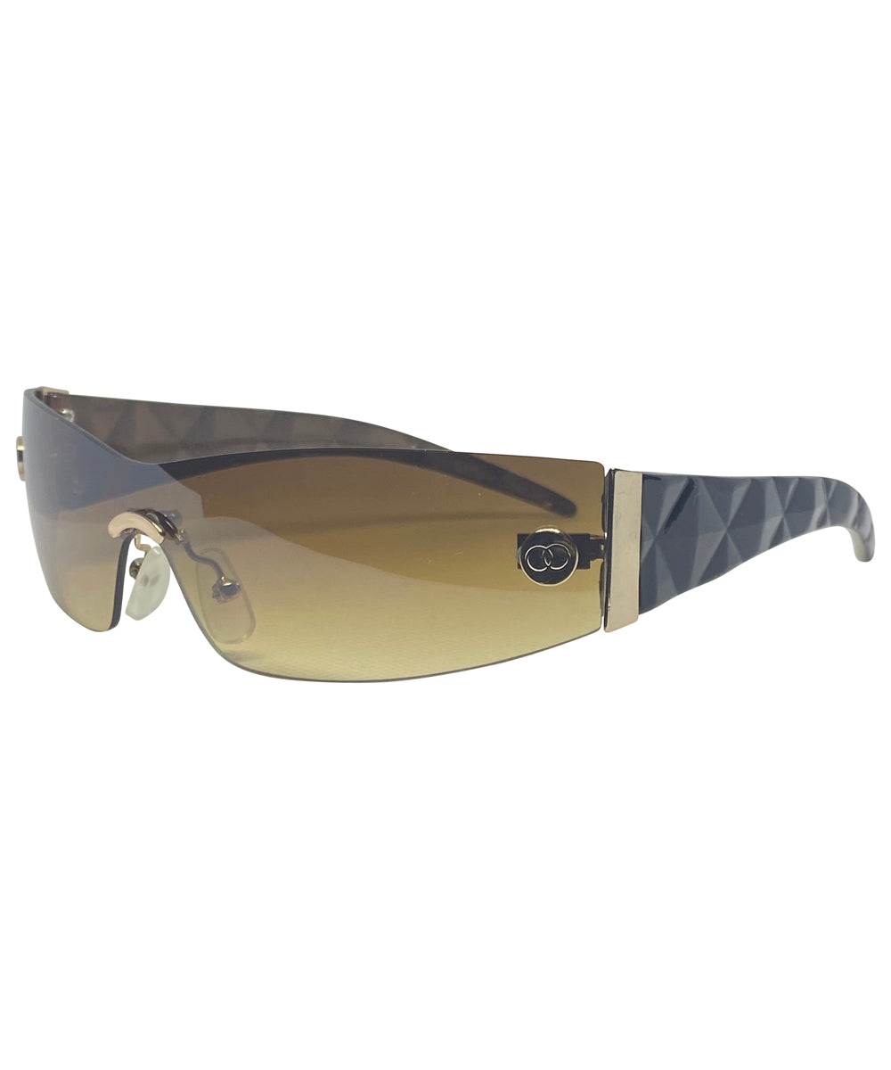 AUNTY Amber Gold-Giant Vintage Eyewear