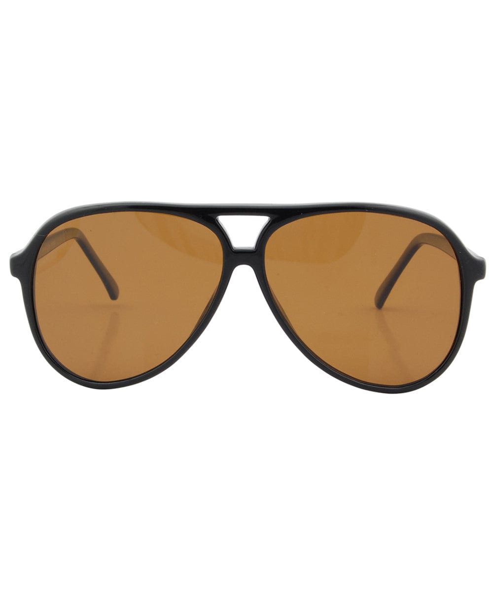 austin black amber sunglasses