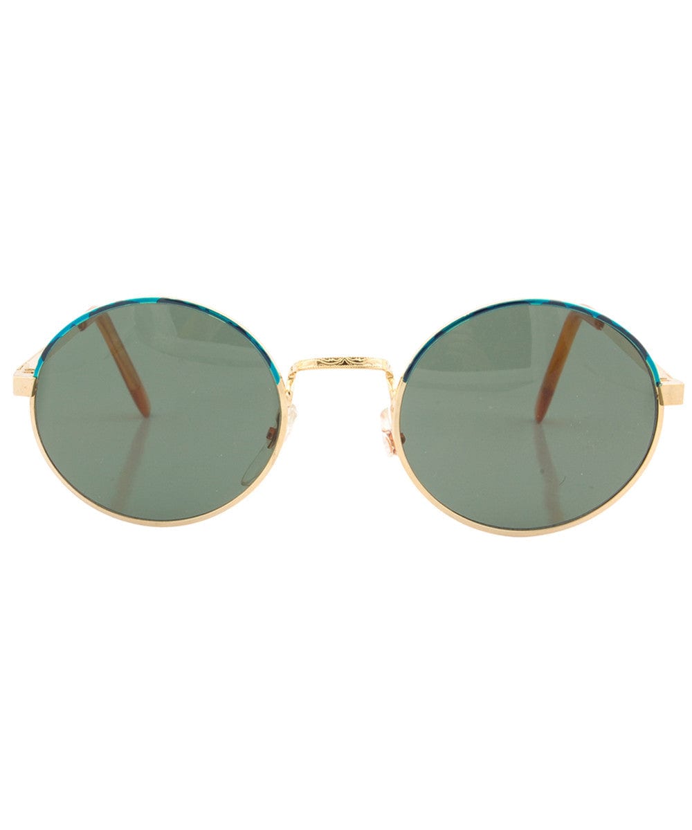 bach gold blue sunglasses