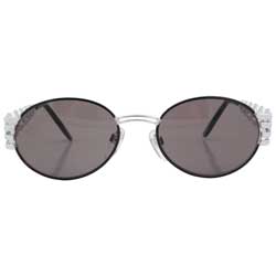 barnum black silver sunglasses