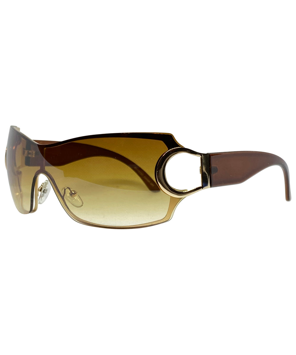 BEACHES Amber/Gold-Giant Vintage Eyewear