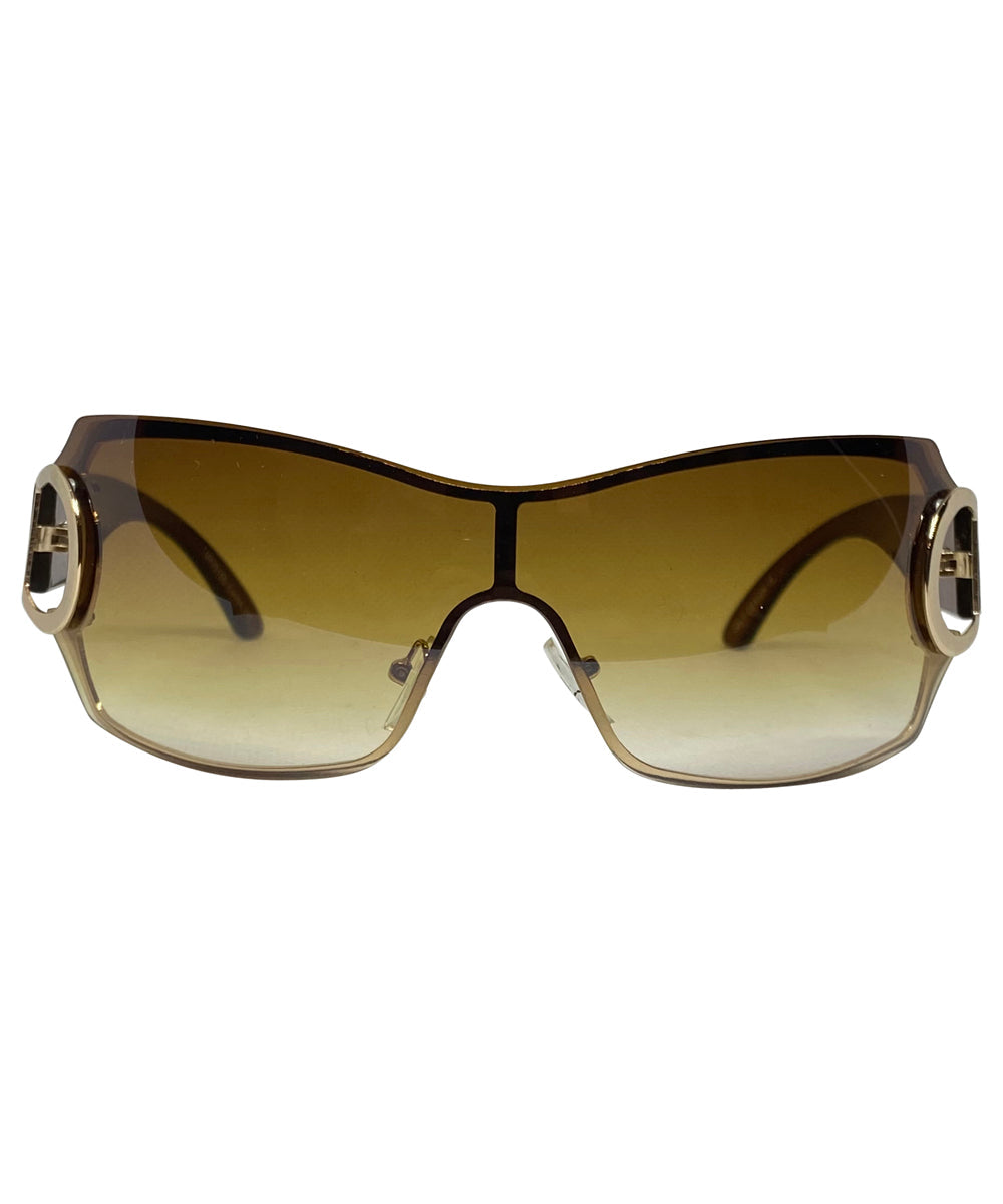 BEACHES Amber/Gold-Giant Vintage Eyewear