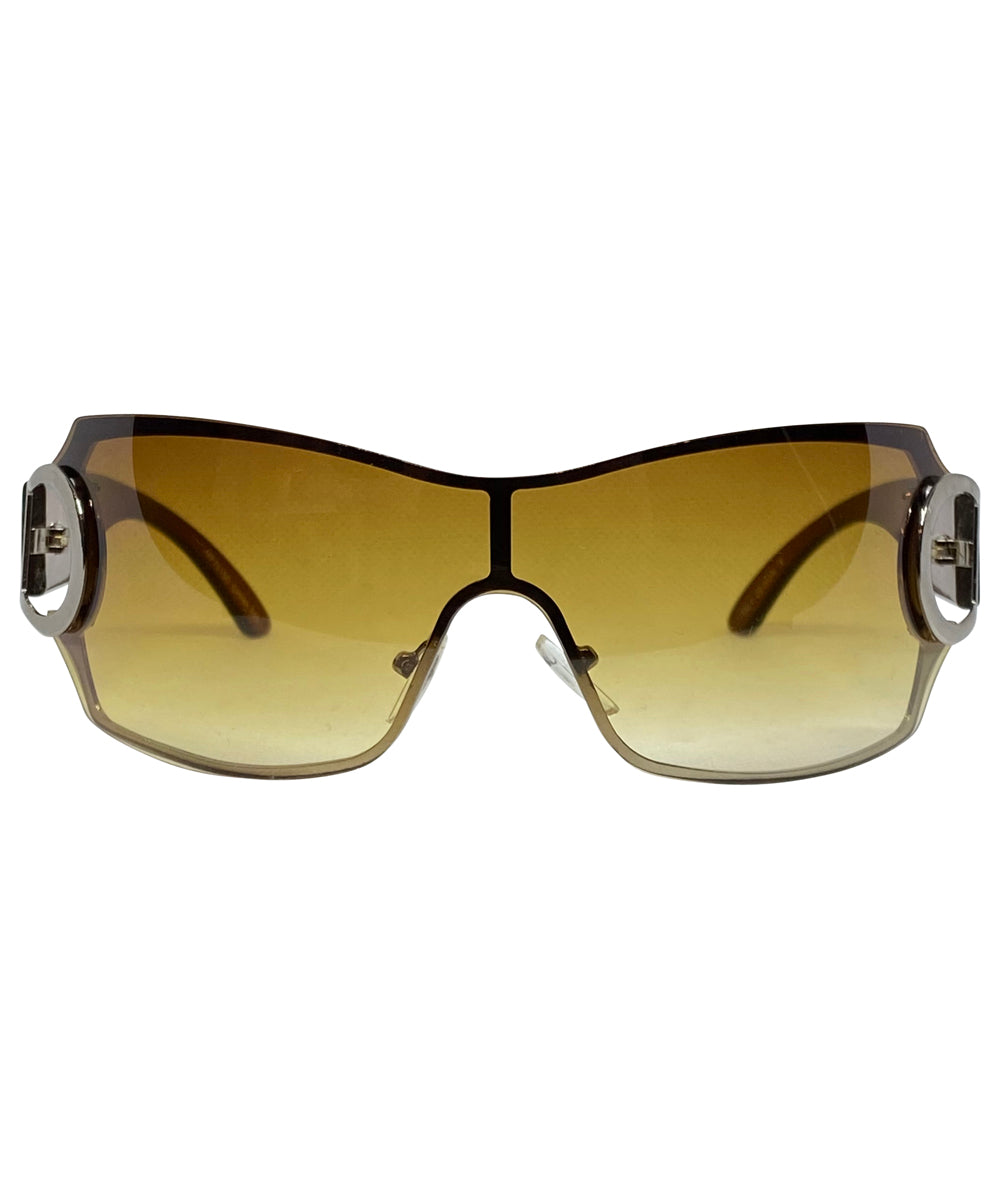 BEACHES Amber/Silver-Giant Vintage Eyewear