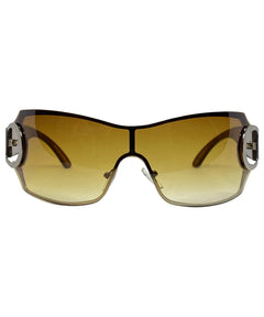 BEACHES Amber/Silver-Giant Vintage Eyewear