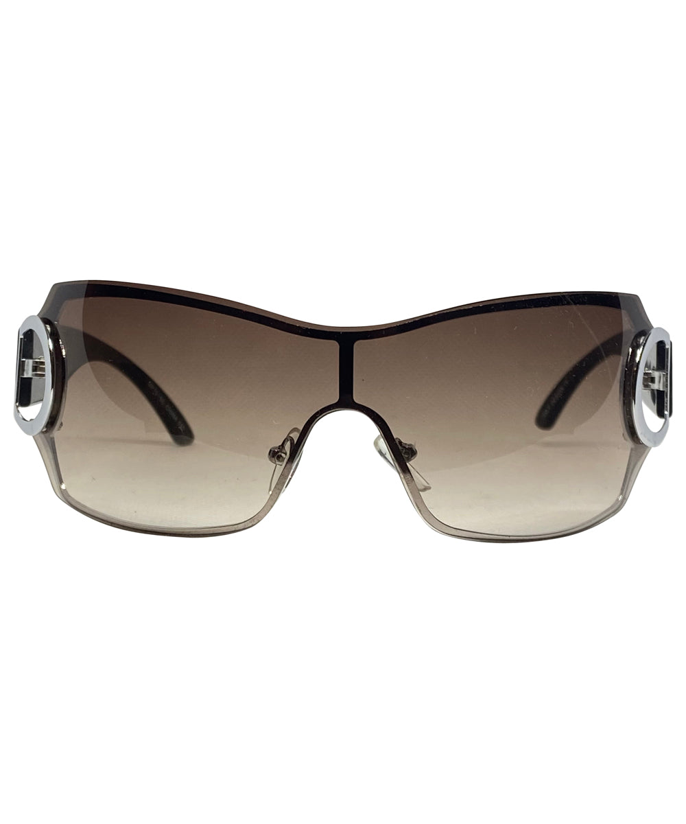 BEACHES Silver/Smoke-Giant Vintage Eyewear