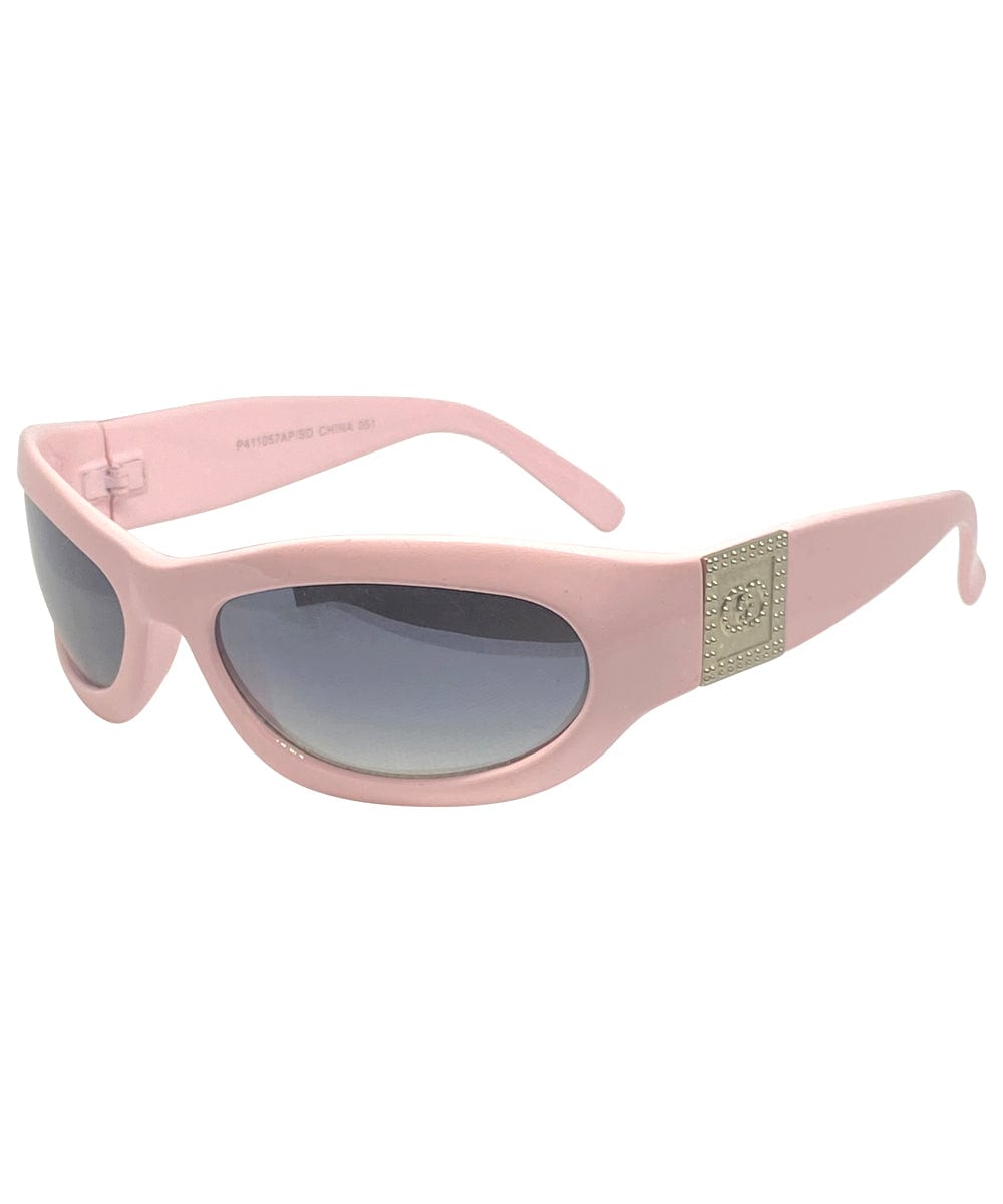 BERRYLICIOUS Pink Round Sunglasses