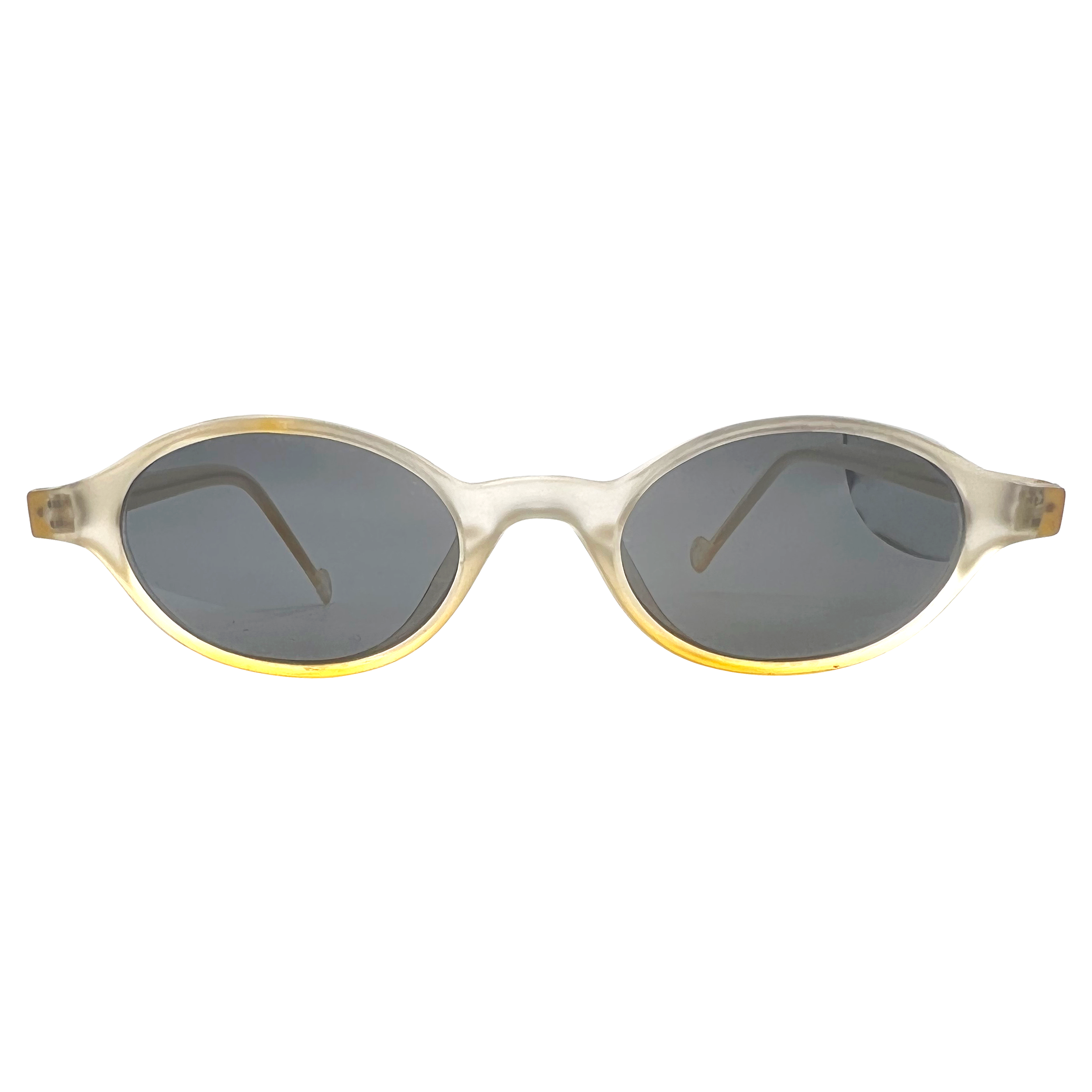 BITZ Frost Yellow/Super Dark Oval Sunglasses