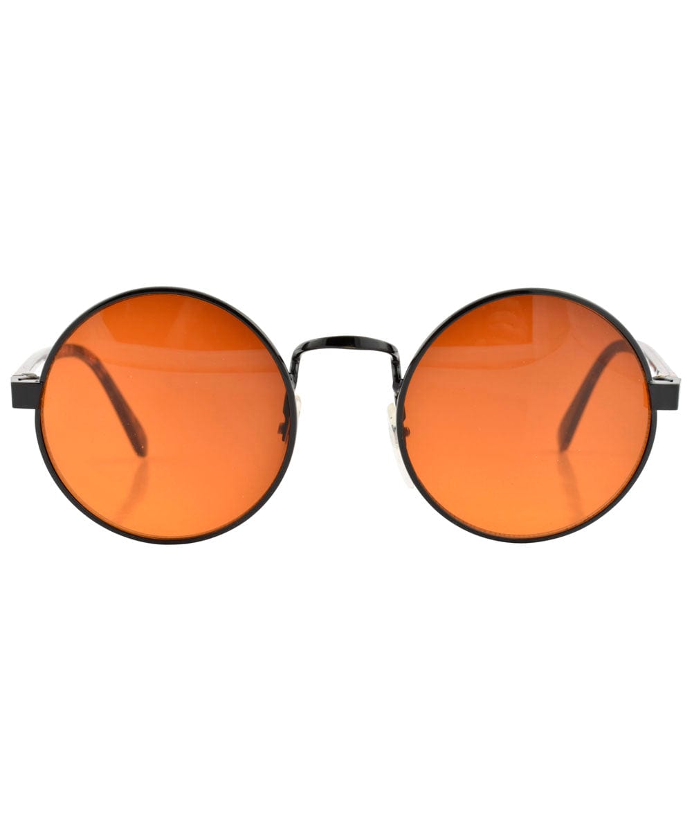 blackerby orange black sunglasses