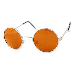 blackerby orange silver sunglasses