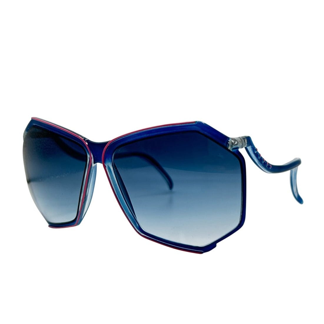 BOOGIE Blue 80s Sunglasses