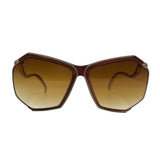 BOOGIE Maroon 80s Sunglasses-Giant Vintage Eyewear