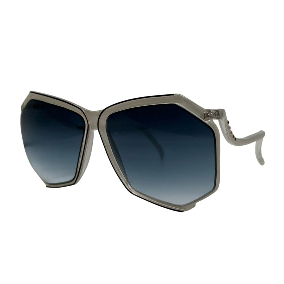 BOOGIE White 80s Sunglasses