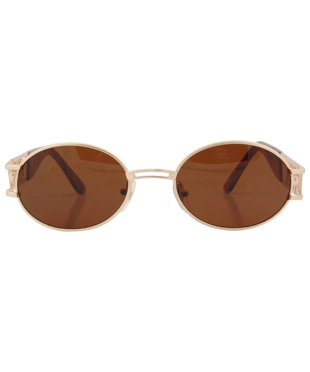 booth gold amber sunglasses