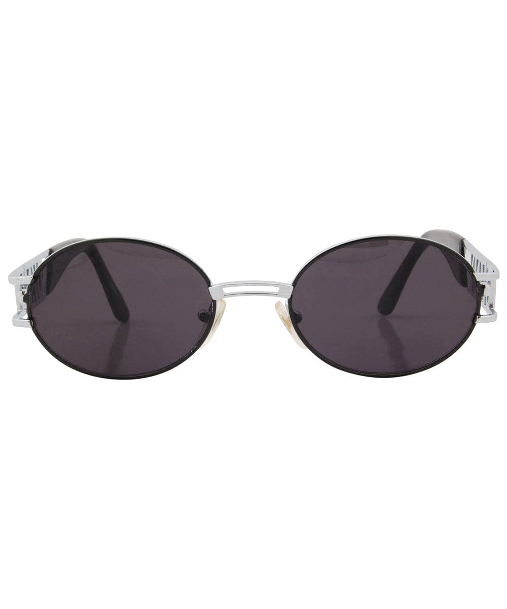 booth silver black sunglasses