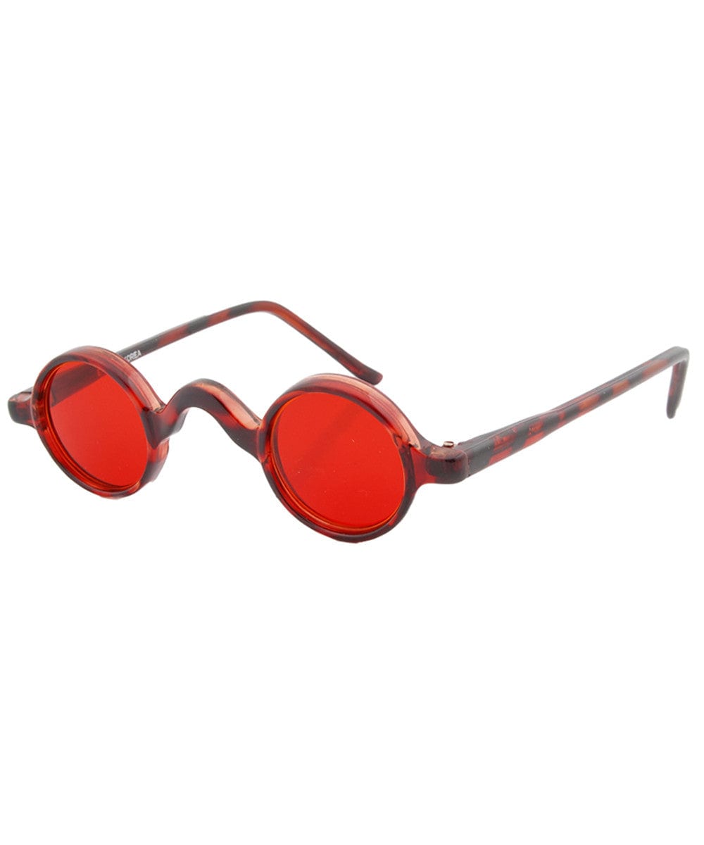 boyd demi red sunglasses