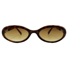 BRIT BRIT Oval SunglassesTortoise with White Stone/Brown-Giant Vintage Eyewear