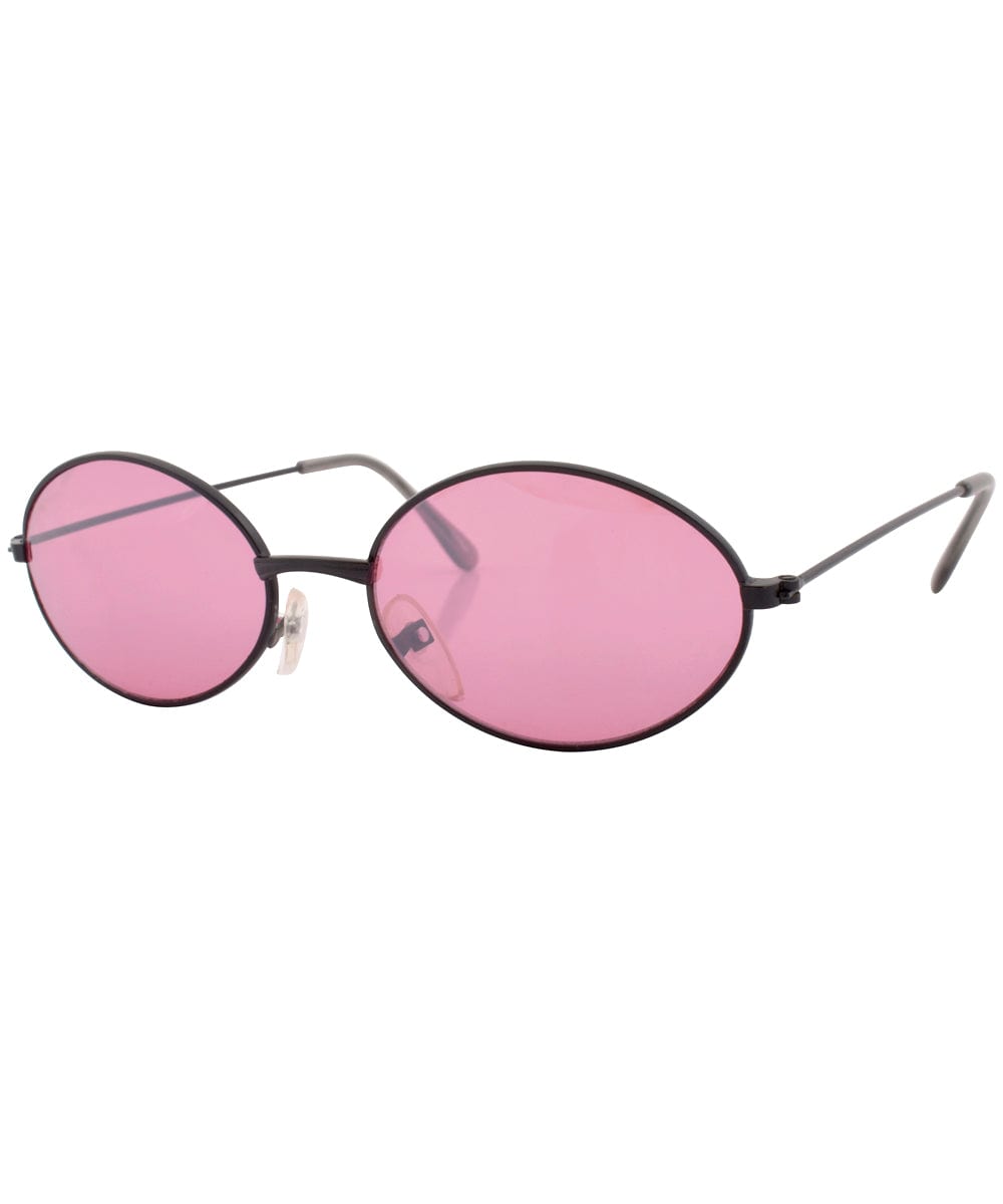 bruce black pink sunglasses