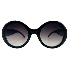 BUBBLE Round SunglassesBlack/Smoke-Giant Vintage Eyewear