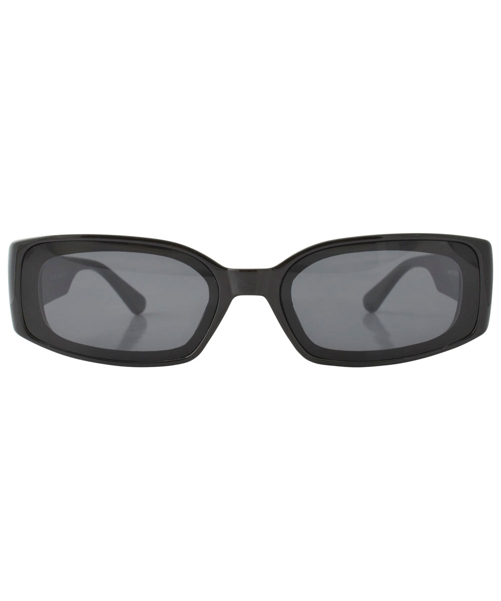 Shop BUCK UP! black sunglasses for women | Giant Vintage Sunglasses
