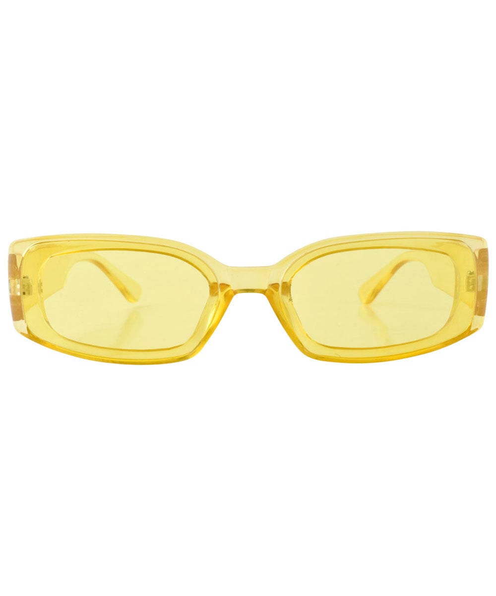 BUCK UP! Full Yellow Square Sunglasses