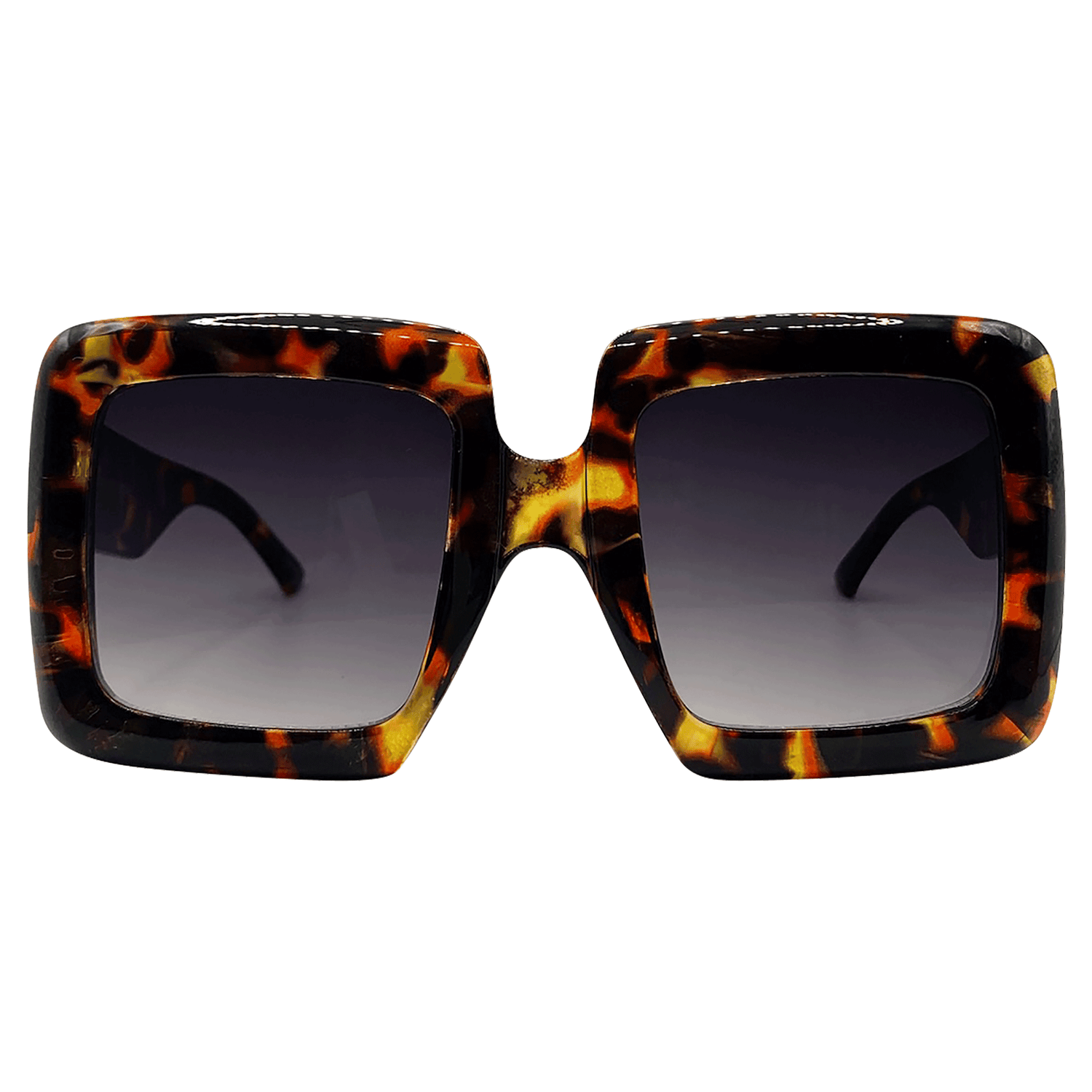 BLOCKS 70s-Inspired Square SunglassesTort-Giant Vintage Eyewear