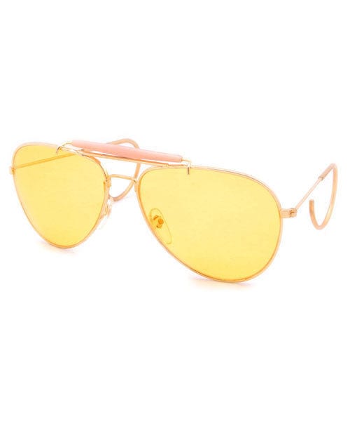 bullet gold sunglasses