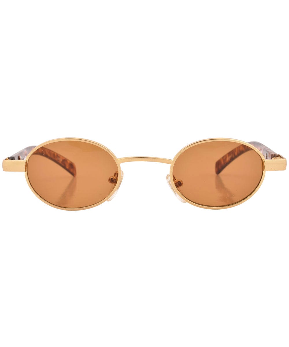 bunches gold sunglasses