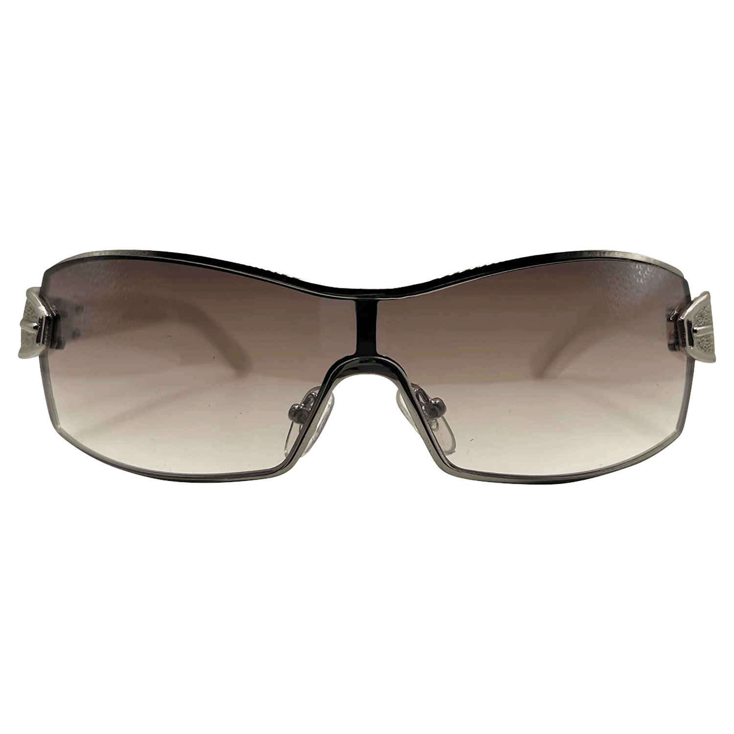 BUTTONS Y2K SunglassesWhite/Smoke-Giant Vintage Eyewear