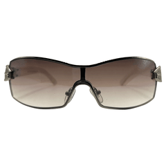 BUTTONS Y2K SunglassesWhite/Smoke-Giant Vintage Eyewear
