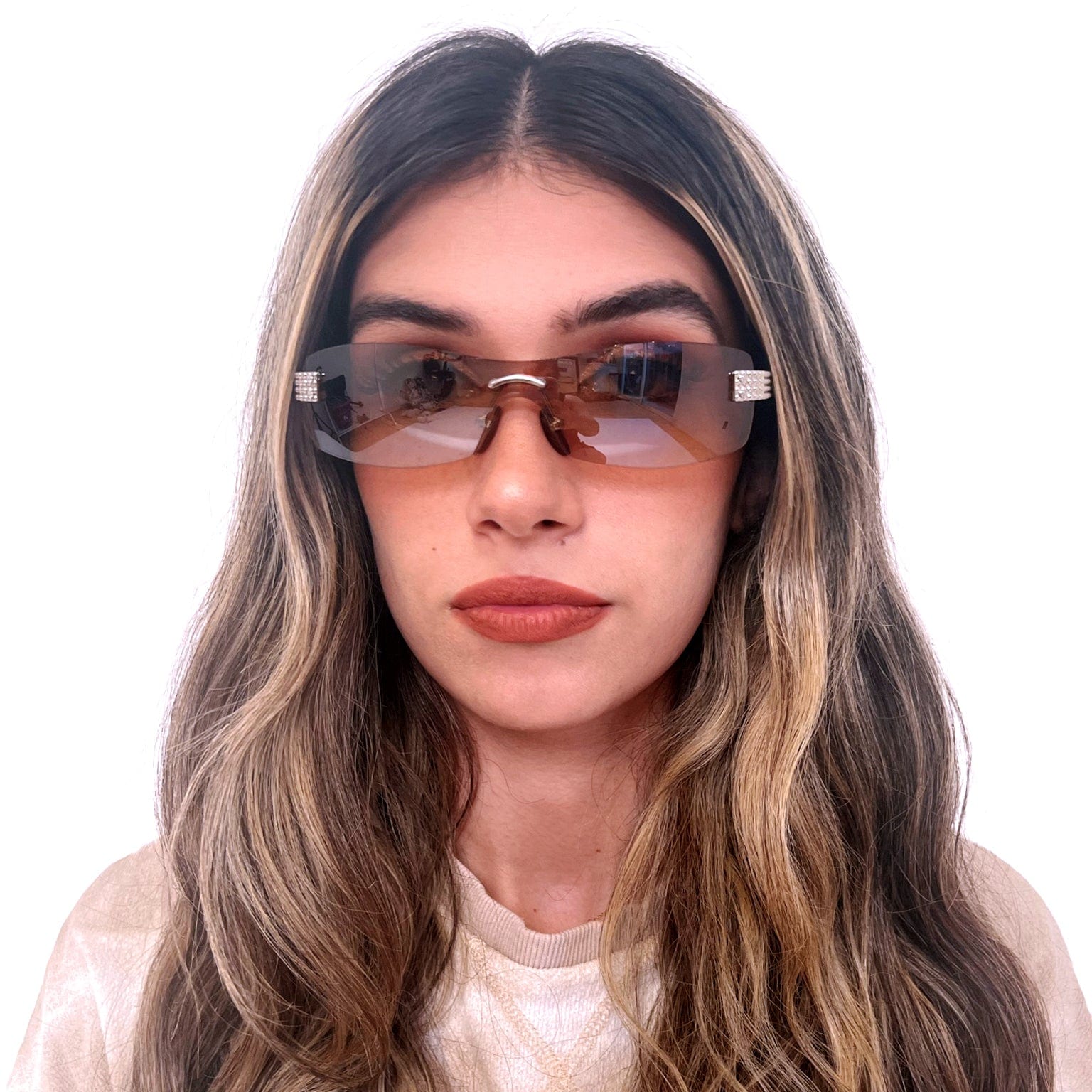 ROYALTY Amber Y2k Sunglasses