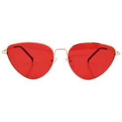 calafia red gold sunglasses