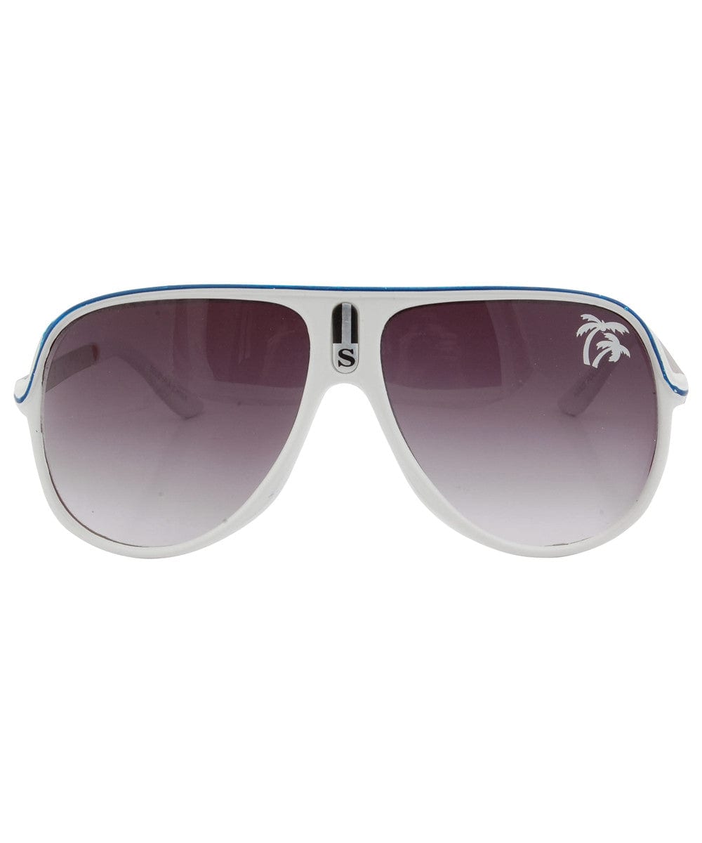 cali white sunglasses
