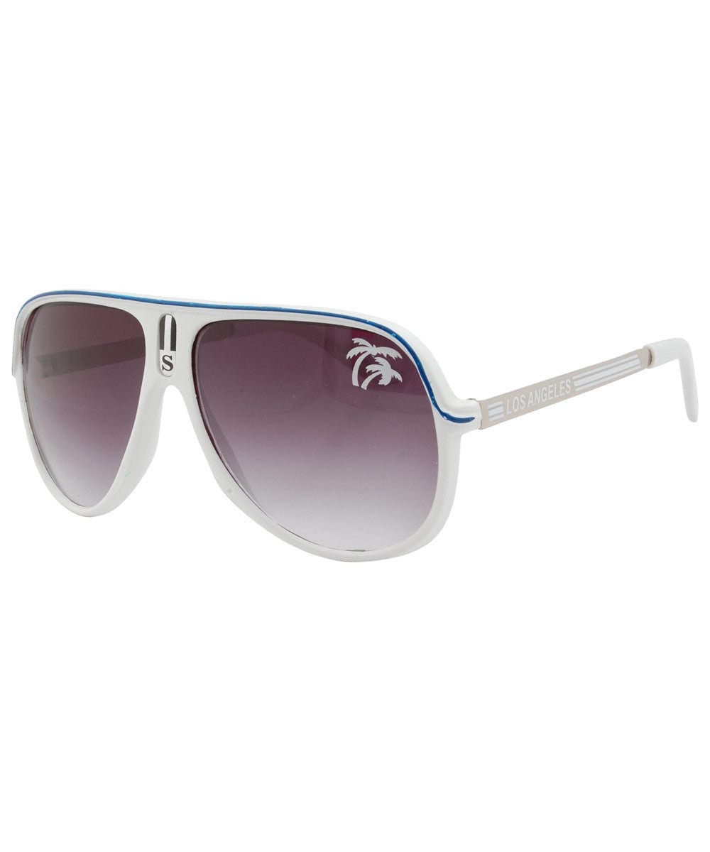 cali white sunglasses