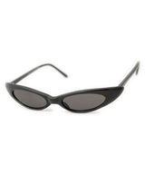 CAROLINA Black Slim Cat-Eye Sunglasses-Giant Vintage Eyewear