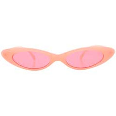 CAROLINA Carnation Slim Cat-Eye Sunglasses-Giant Vintage Eyewear