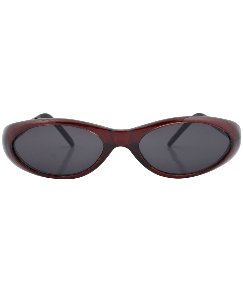 CAT-TAGEOUS Maroon Cat-Eye Sunglasses