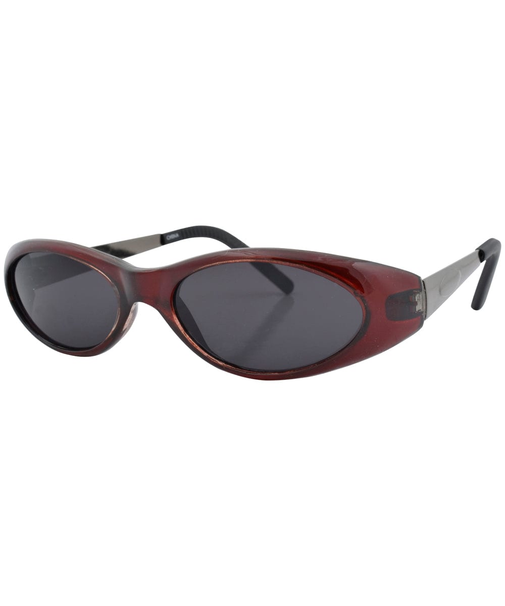 CAT-TAGEOUS Maroon Cat-Eye Sunglasses