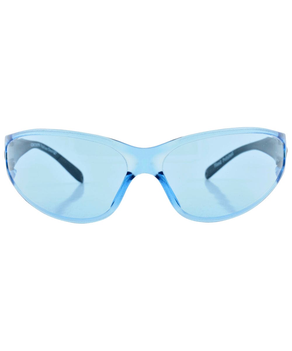 catched blue sunglasses