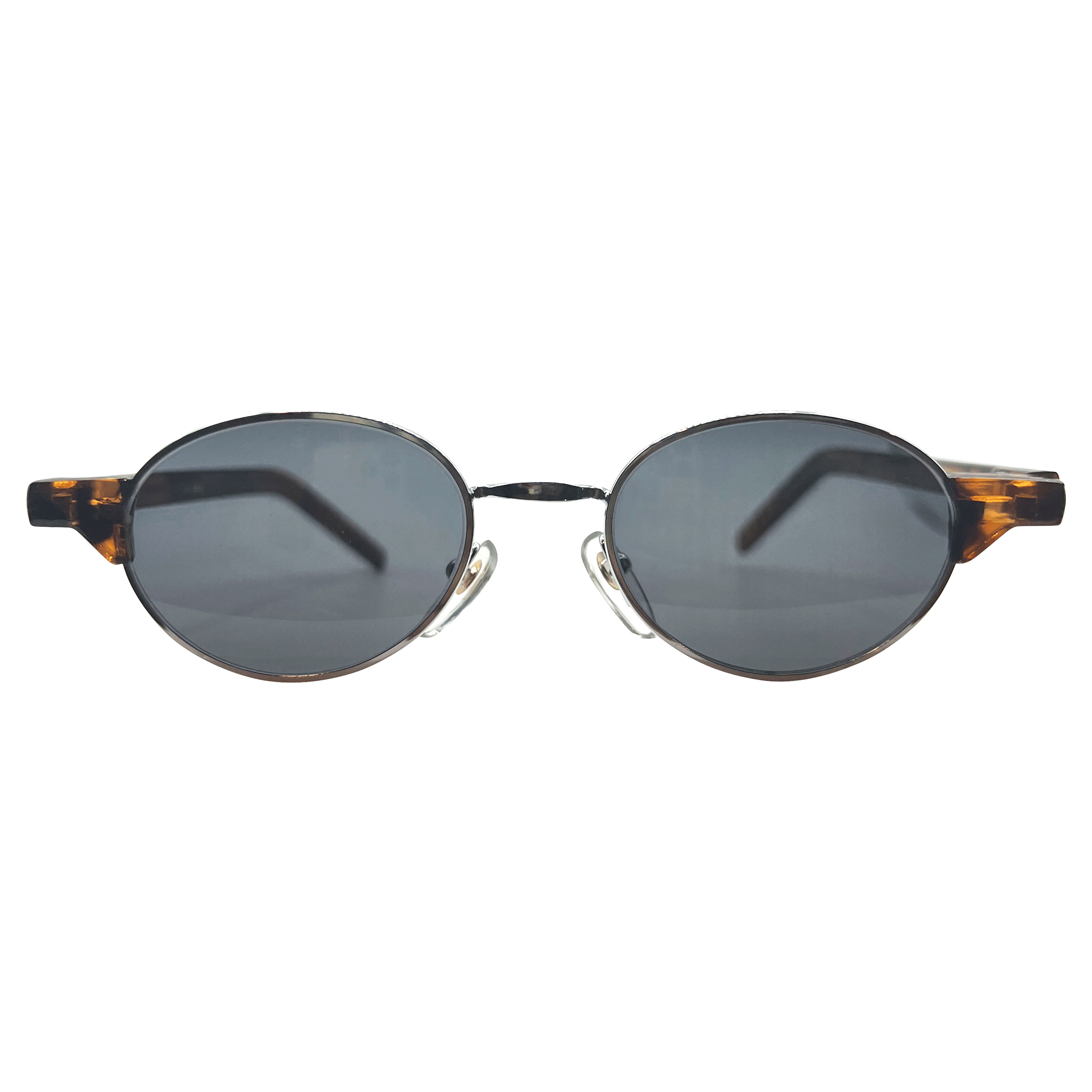 CESSNA Tortoise/Silver/Super Dark Oval Sunglasses