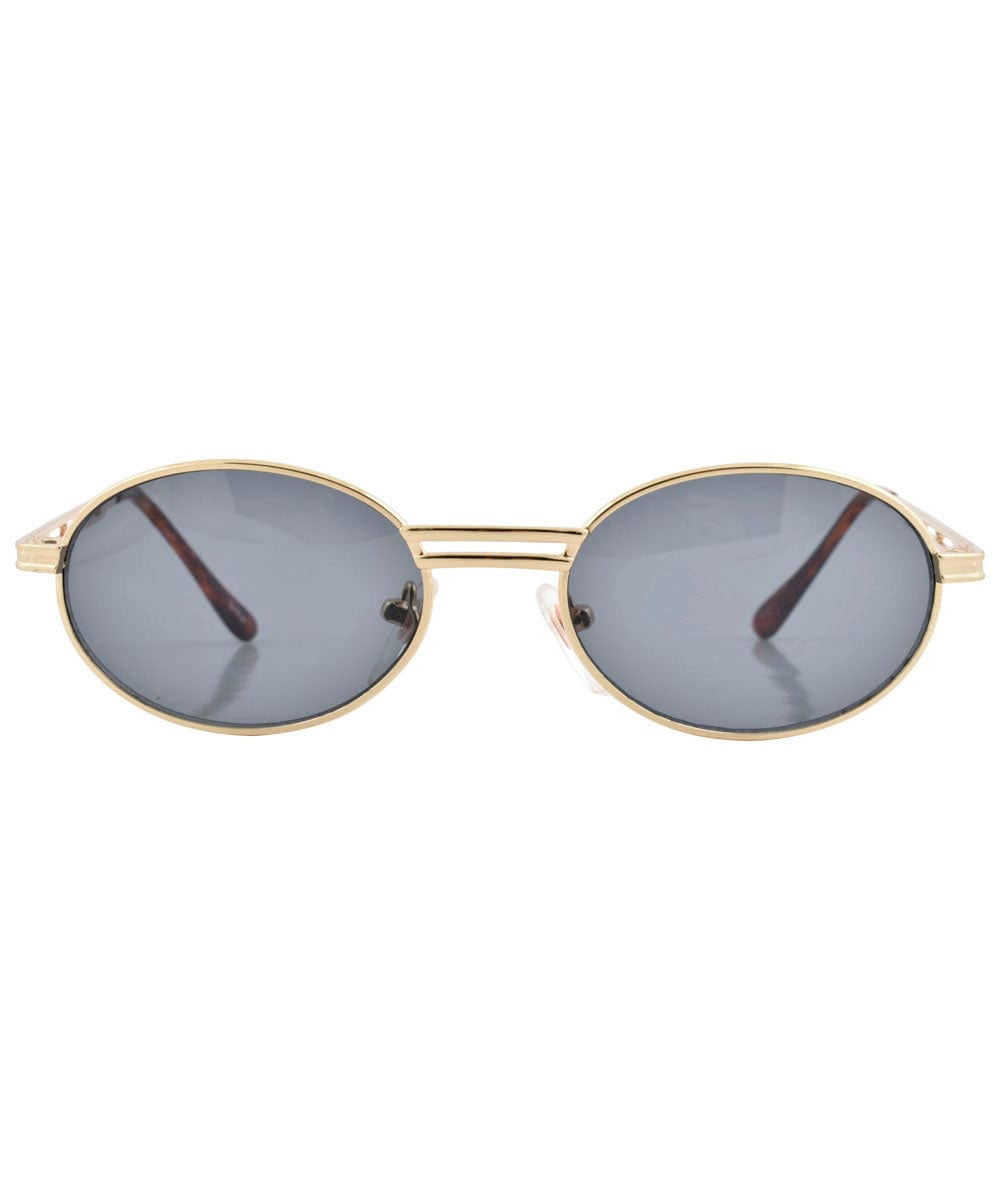chambered gold sunglasses
