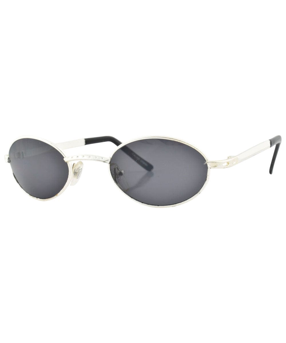 charles matte silver sunglasses