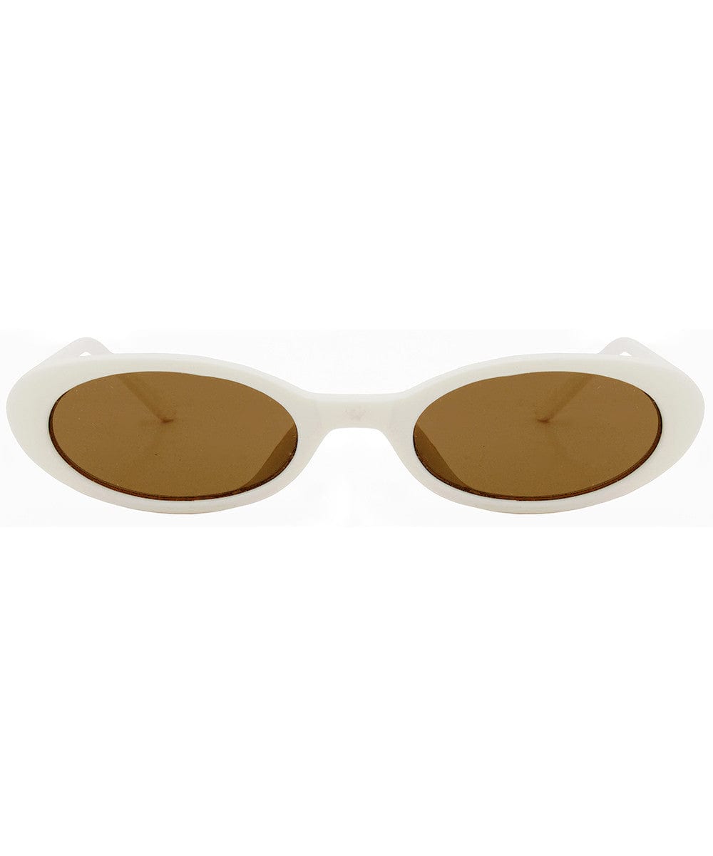 chiklet white sunglasses