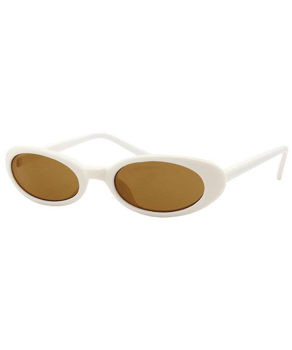 chiklet white sunglasses