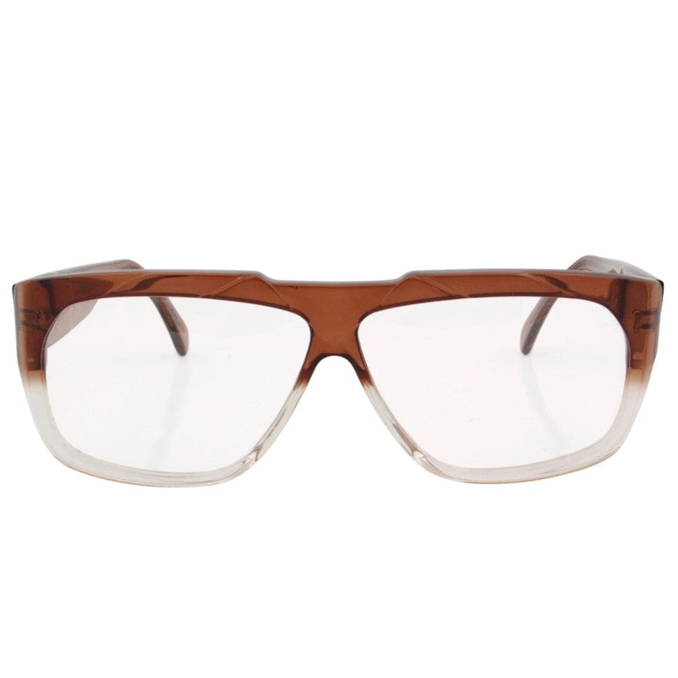 chilled brown clear sunglasses