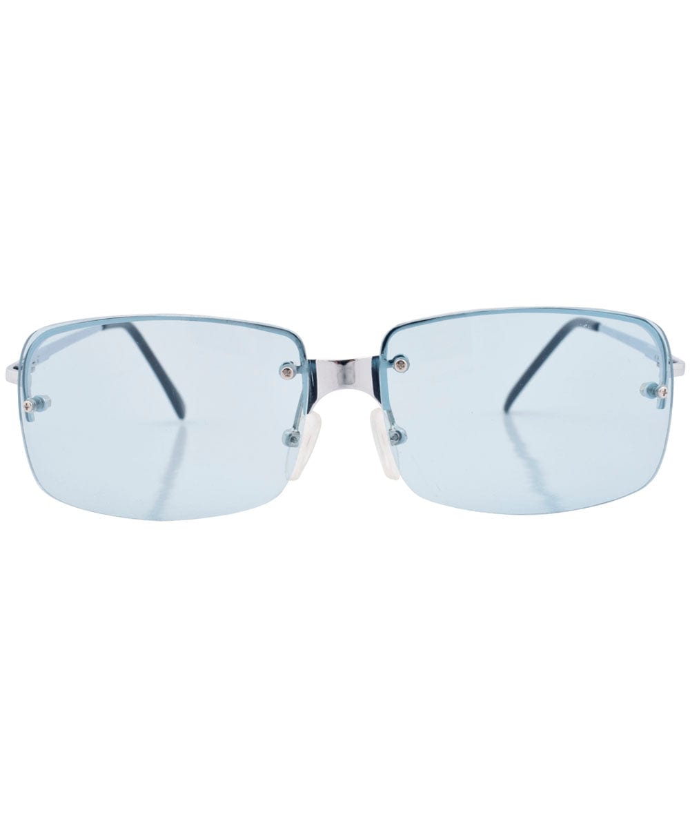 chillerz light blue sunglasses