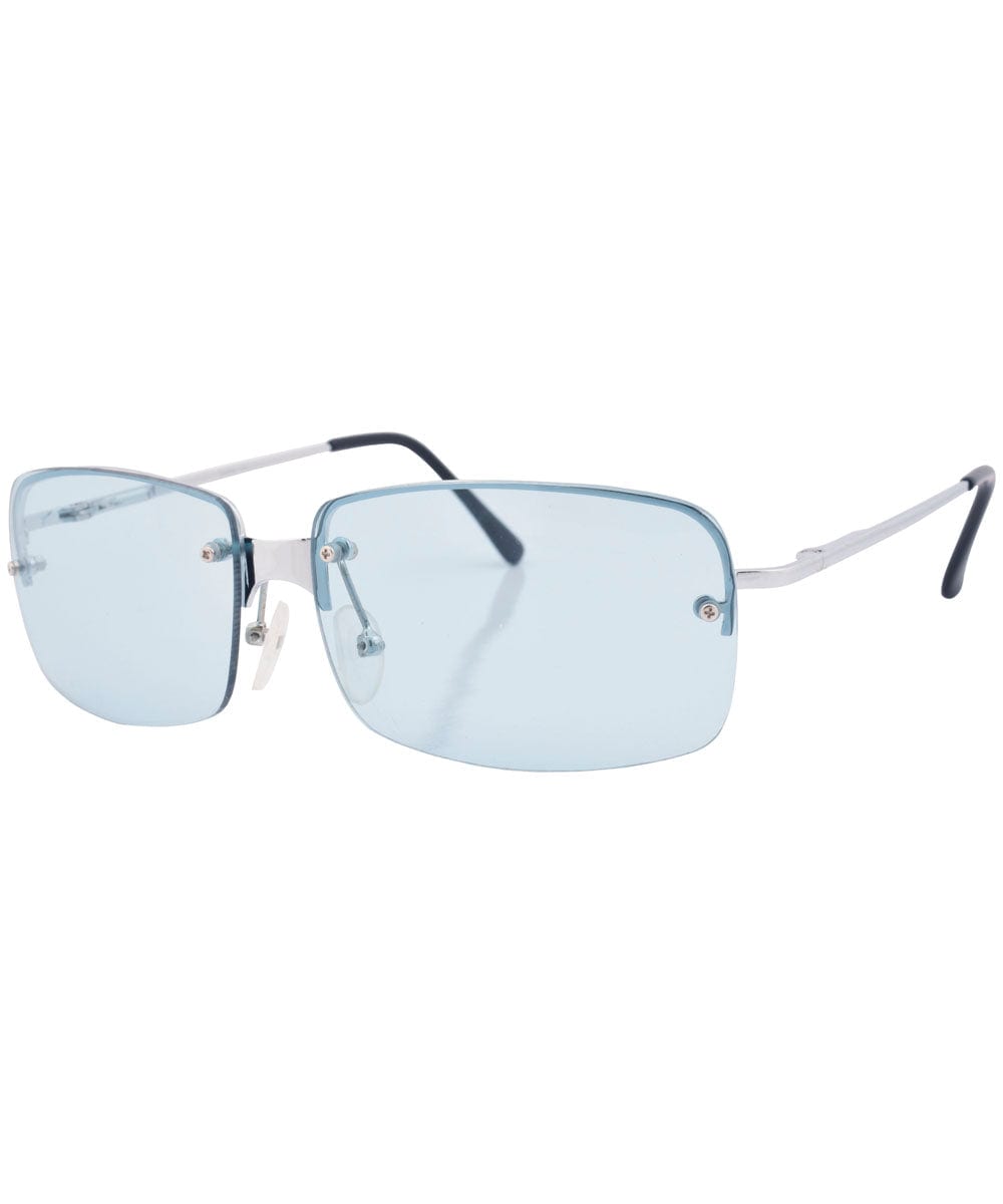chillerz light blue sunglasses