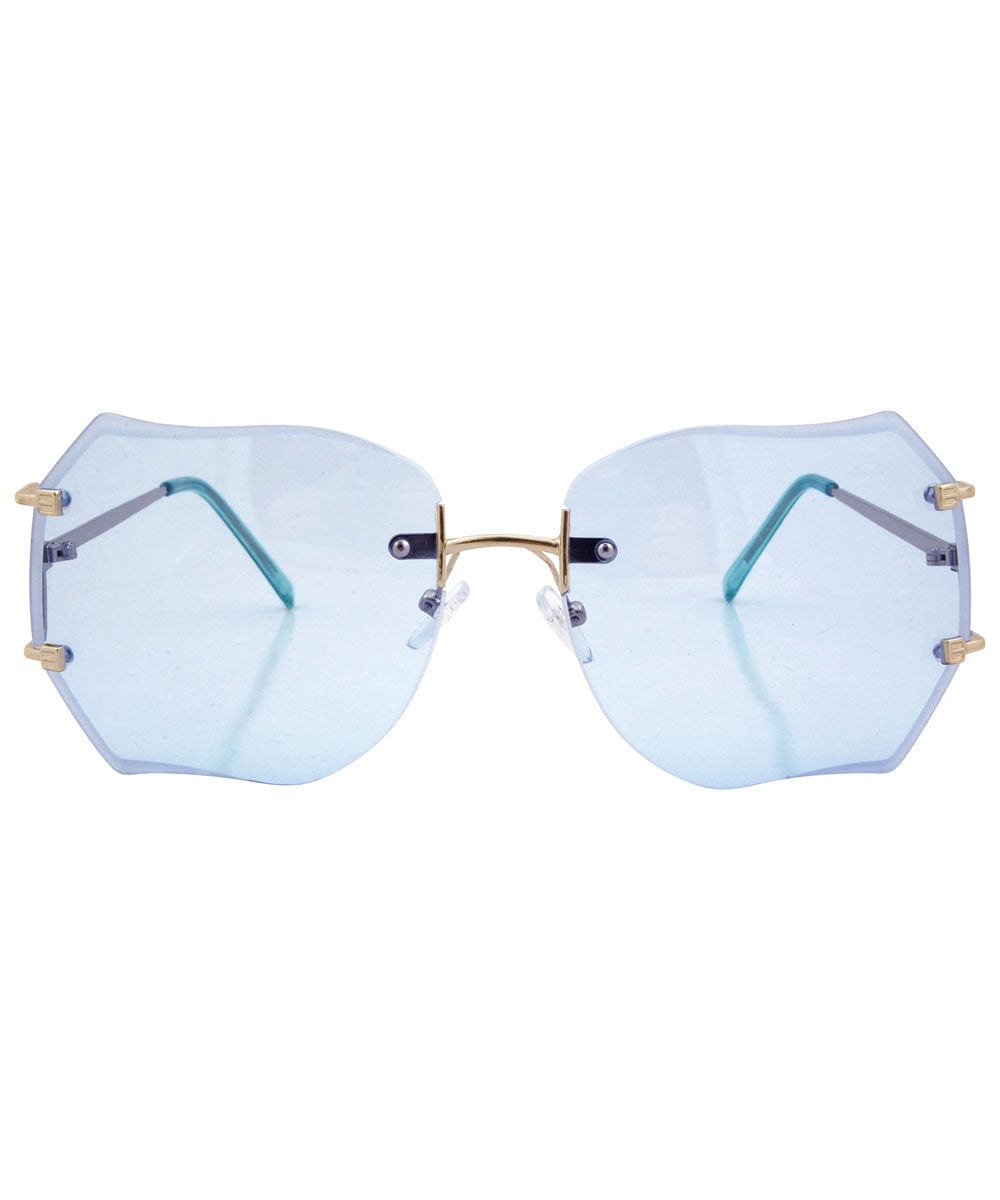 chirp light blue sunglasses