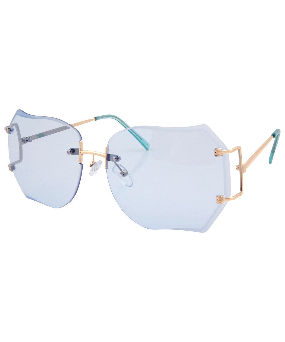 chirp light blue sunglasses